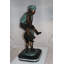 Grande statue en bronze Felicia Leap grenaille - Taille: L 26 po x l 14 po x H 34 po.