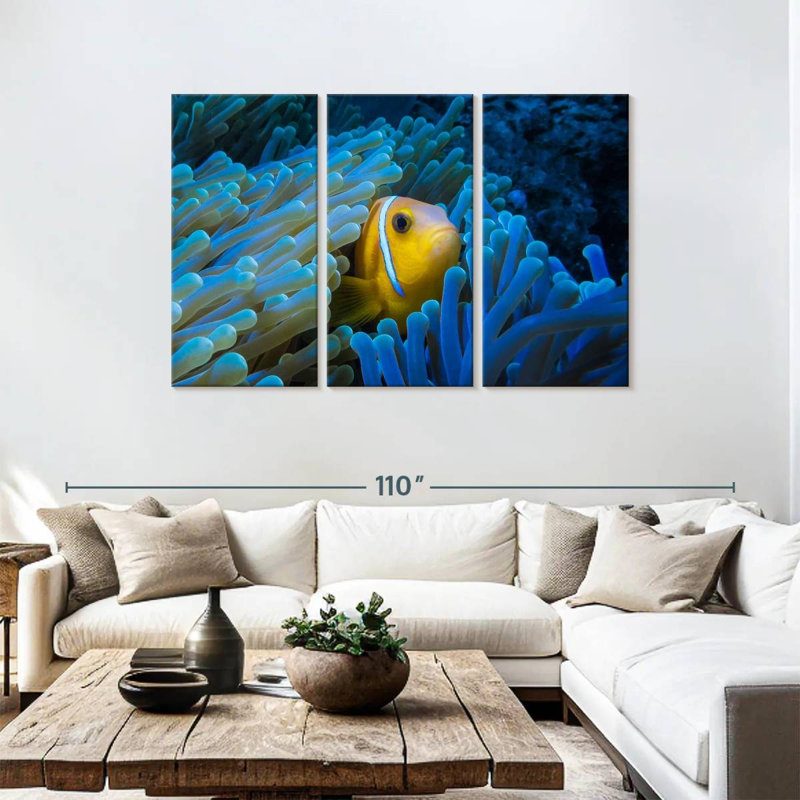 Brampt Lurking Clownfish, 48" H x 74" W