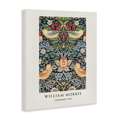 William Morris Strawberry Thief Canvas, design by Vintage Hustle