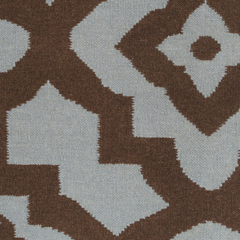 Tapis brun / gris Wapping, Tapis de couloir de 2 pi 6 po x 8 pi