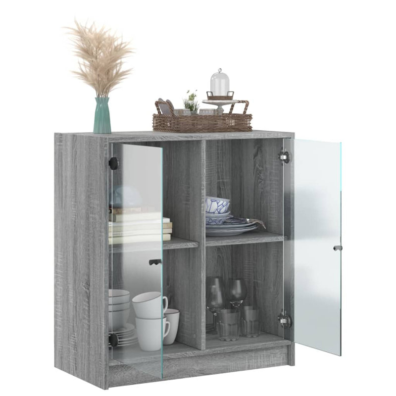 Matao Rectangle Accent Cabinet, Grey Sonoma