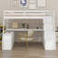 Lit mezzanine avec tiroirs, tablettes et bureau-2014404600