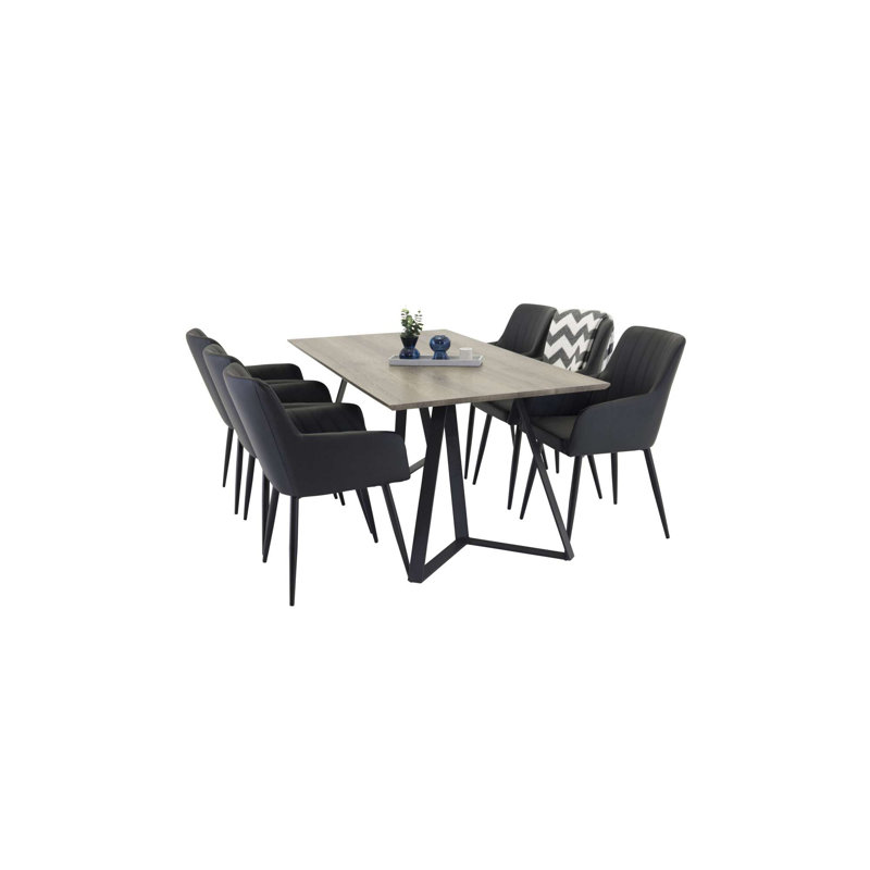 Cahuilla 6 - Person Dining Set