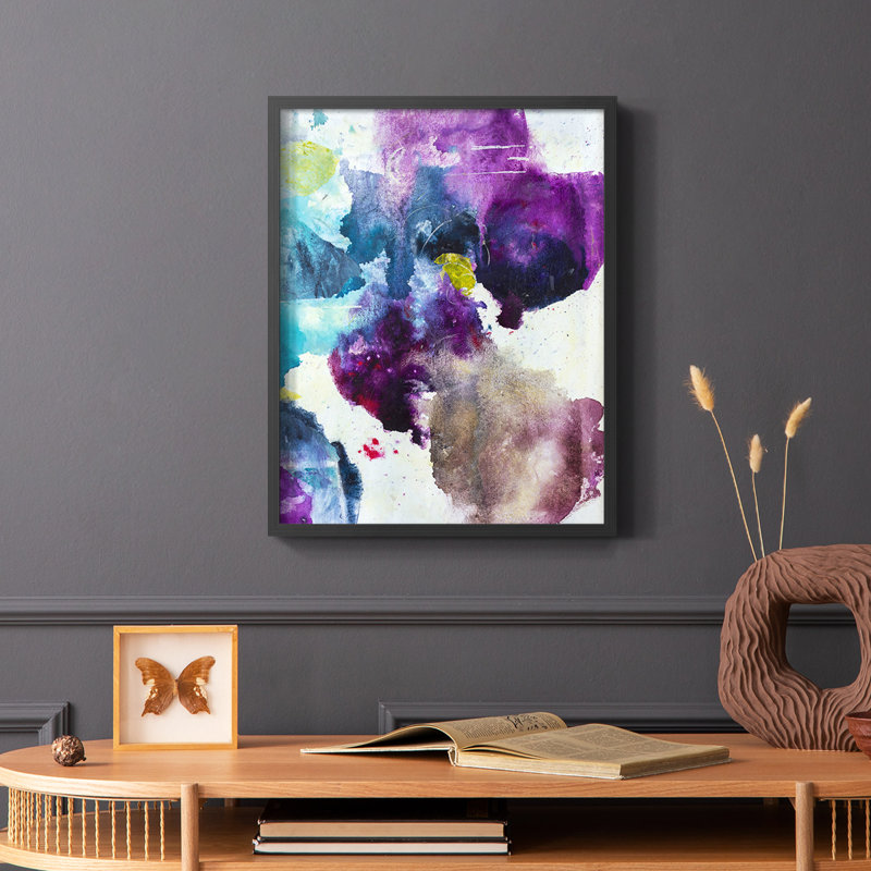 «Dreaming II», reproduction encadrée - bois massif, Noir, H 14 po x l 11 po