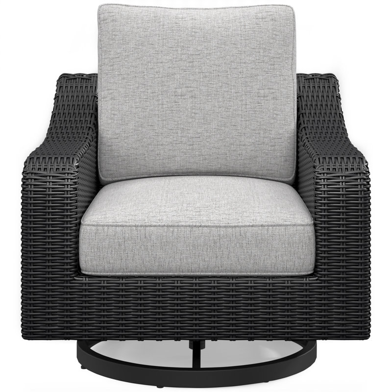 Fauteuil pivotant d'extérieur avec coussin Beachcroft
