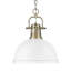 Luminaire suspendu 1 lumière avec chaîne Cajoux-107150047-107150050-107150058