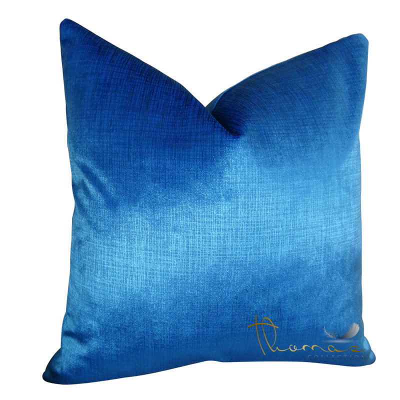 Housse de coussin bleu Thomas Thomas®, Rectangle H 12 po x l 20 po