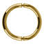 Poignée de porte de douche de style circulaire, fixation dos à dos de 3/16 po à 1/2 po, finition laiton poli-1379168634