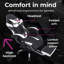 Racing Massage Computer Gaming Chair with Footrest-69583063