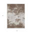 Tapis d'extérieur lavable abstrait brun et beige 3 pi x 5 pi