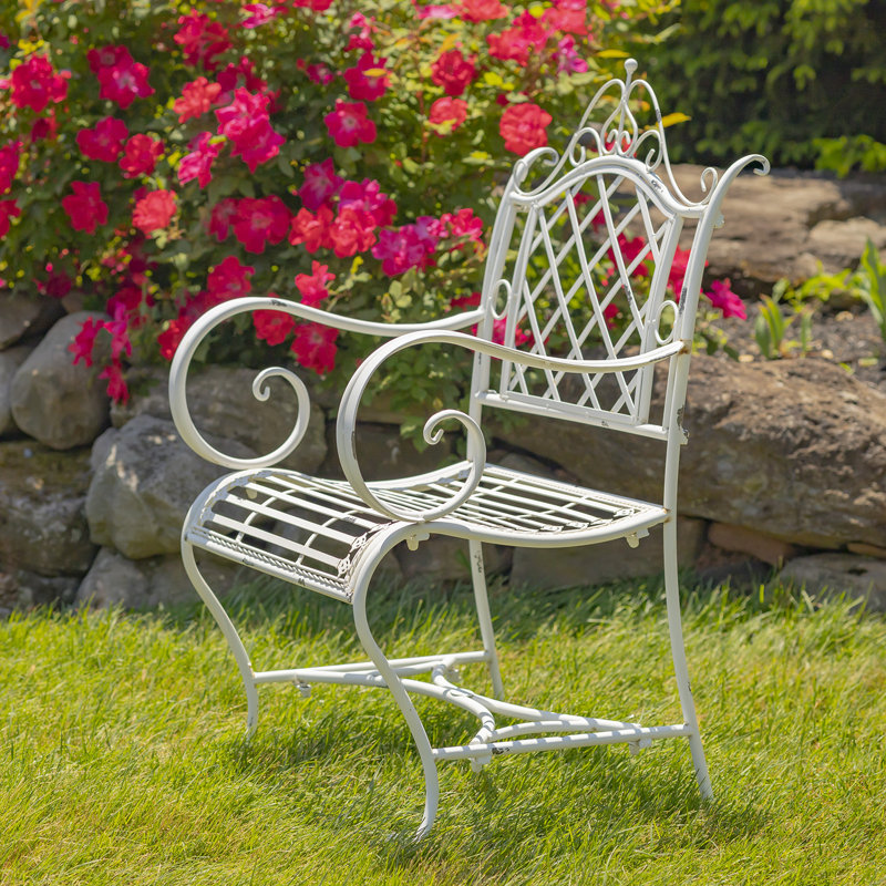 Fauteuil Stephania, Blanc antique