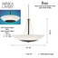 Luminaire suspendu 5 lumières Brayden Studio® Ensi