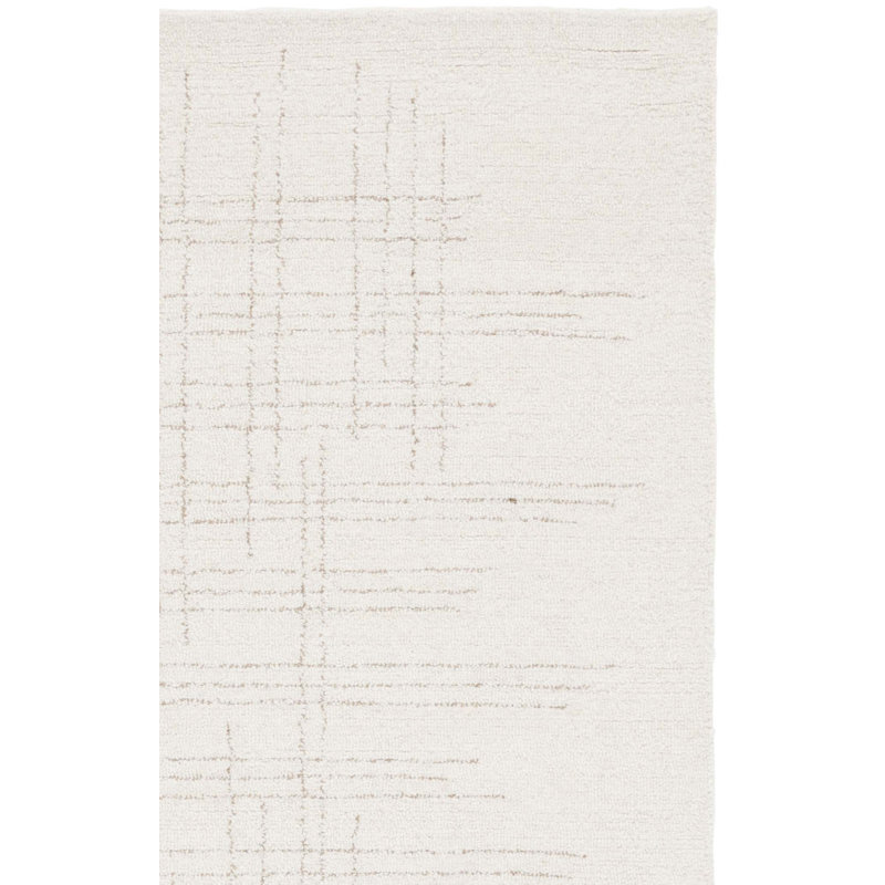 Tapis ivoire / gris Ebony 851, Carré 6 pi