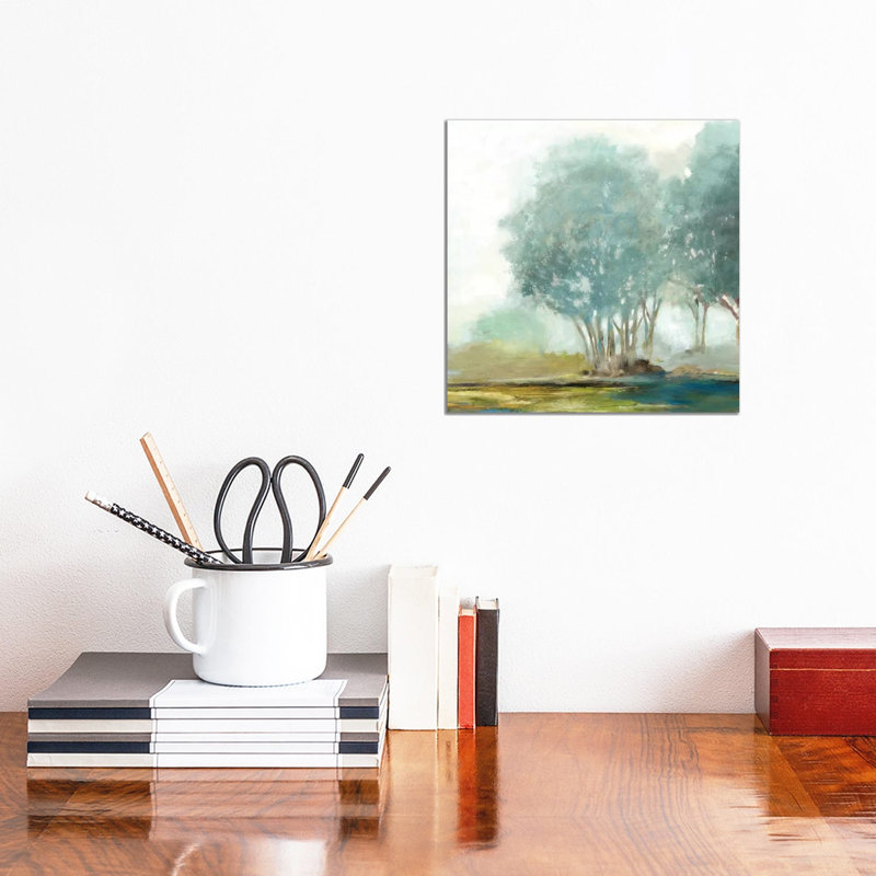 Blueberry Hill II, Square by Allison Pearce - Painting on Canvas, Wrapped Canvas, 30.48 cm H x 30.48 cm W