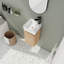 Meuble-lavabo simple de coin 12 po avec comptoir en céramique