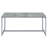 Grey and Silver Occasional Set with Trestle Base