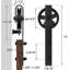 Ensemble de quincaillerie standard pour porte de grange simple