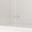 Porte de douche pliante de 33 à 32 po x 72 po, verre trempé de 1/4 po (6 mm), cadre en aluminium chromé, film antidéflagrant