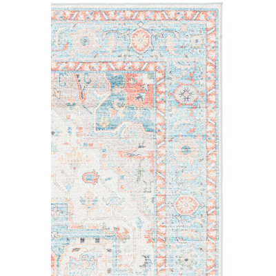 Roshaun Performance Machine Washable Oriental Rug