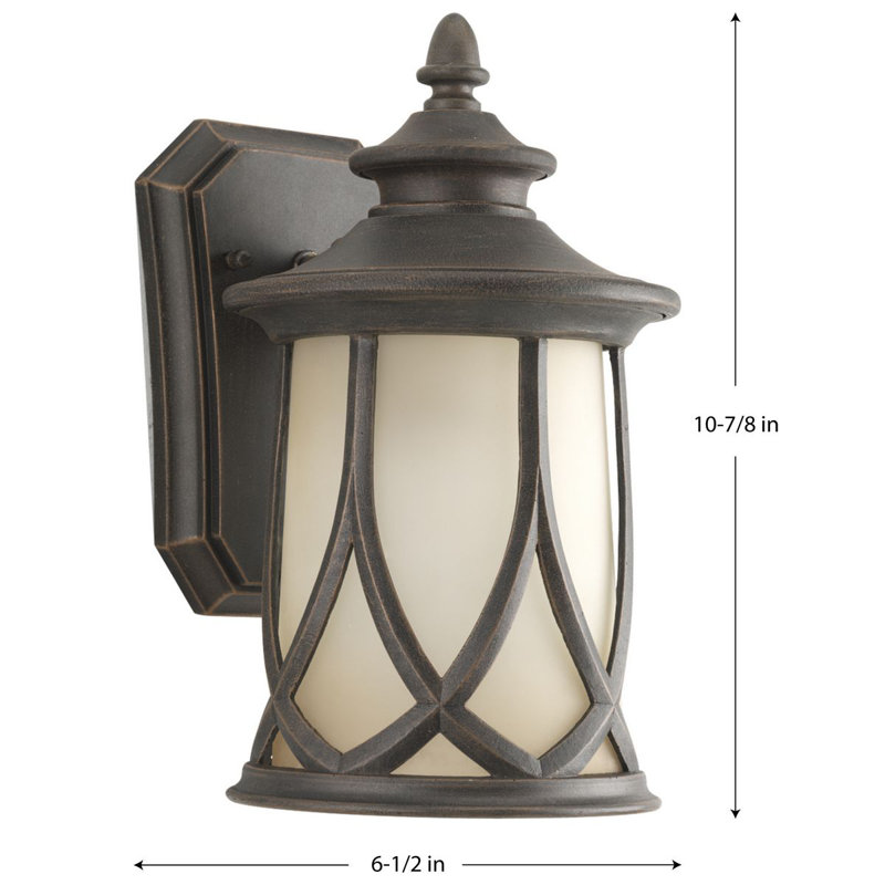 Lanterne murale d'extérieur Rawson, H 10,87 po x l 6,5 po x P 7,75 po