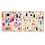 Giovanni - Formes abstraites, ensemble de 2 reproductions d'art sur toile-102580108-102580111
