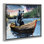  «Boating Bear», art mural encadré flottant par Adam Swanson