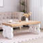 Table basse en bois - Table rectangulaire de 47 po