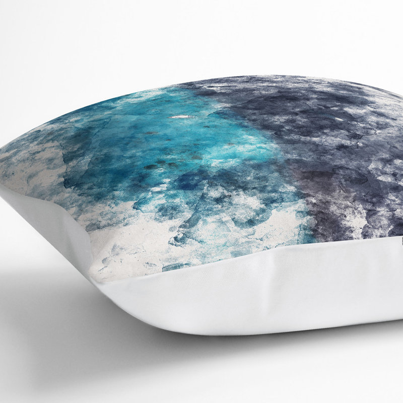 Square Throw Cushion, 55cm H x 55cm W x 20cm D, White