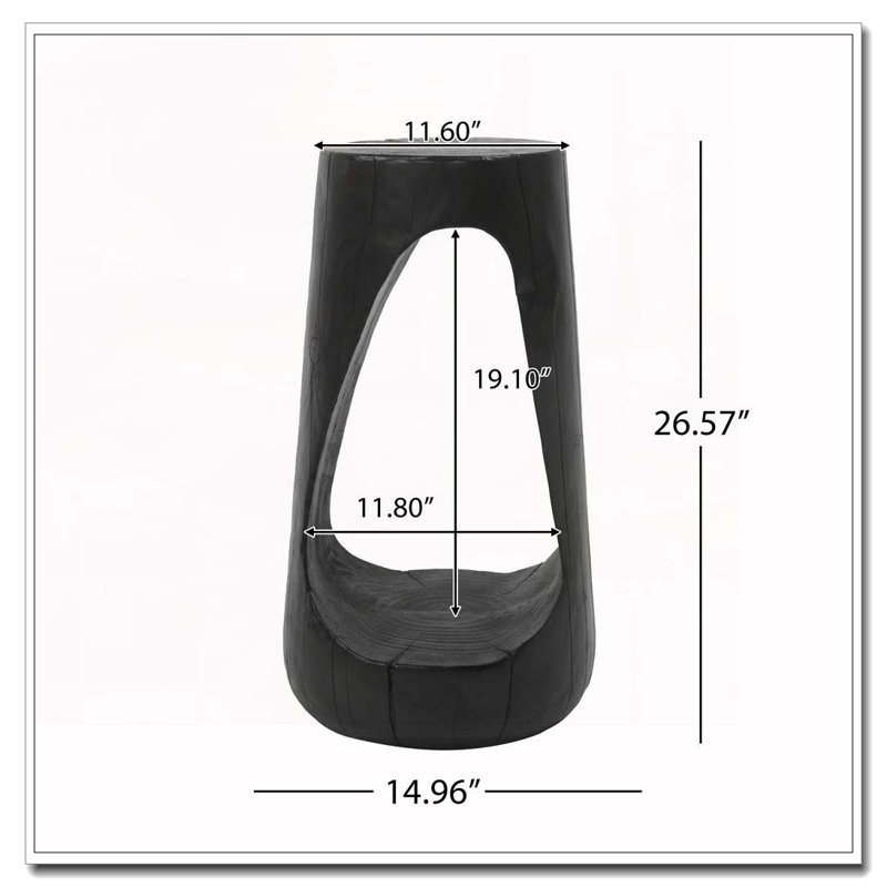 Table d'appoint d'extérieur, tabouret de jardin pour patio, table d'appoint décorative pour terrasse de balcon côté piscine