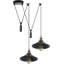 2 - Light Mata Black Cone Pendant-430332956