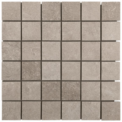 Terrace 11.81 In. X 11.81 In. Matte Porcelain Mosaic Floor And Wall Tile (8.64 Sq. Ft. / Case)