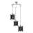 3 - Light Black Cluster Pendant-1283503648