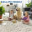 Machine Washable Area Rugs for Living Room, Floral Rugs Oriental Vintage Rugs Distressed Non Slip Stain Resistant Soft Low Pile Carpet for Bedroom Dining Room Nursery Kids Room-1853129247