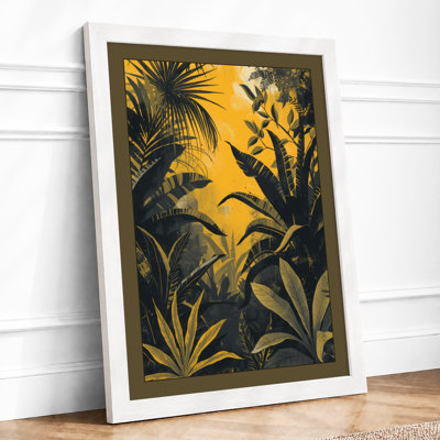 Silhouette Tropical - Framed Print
