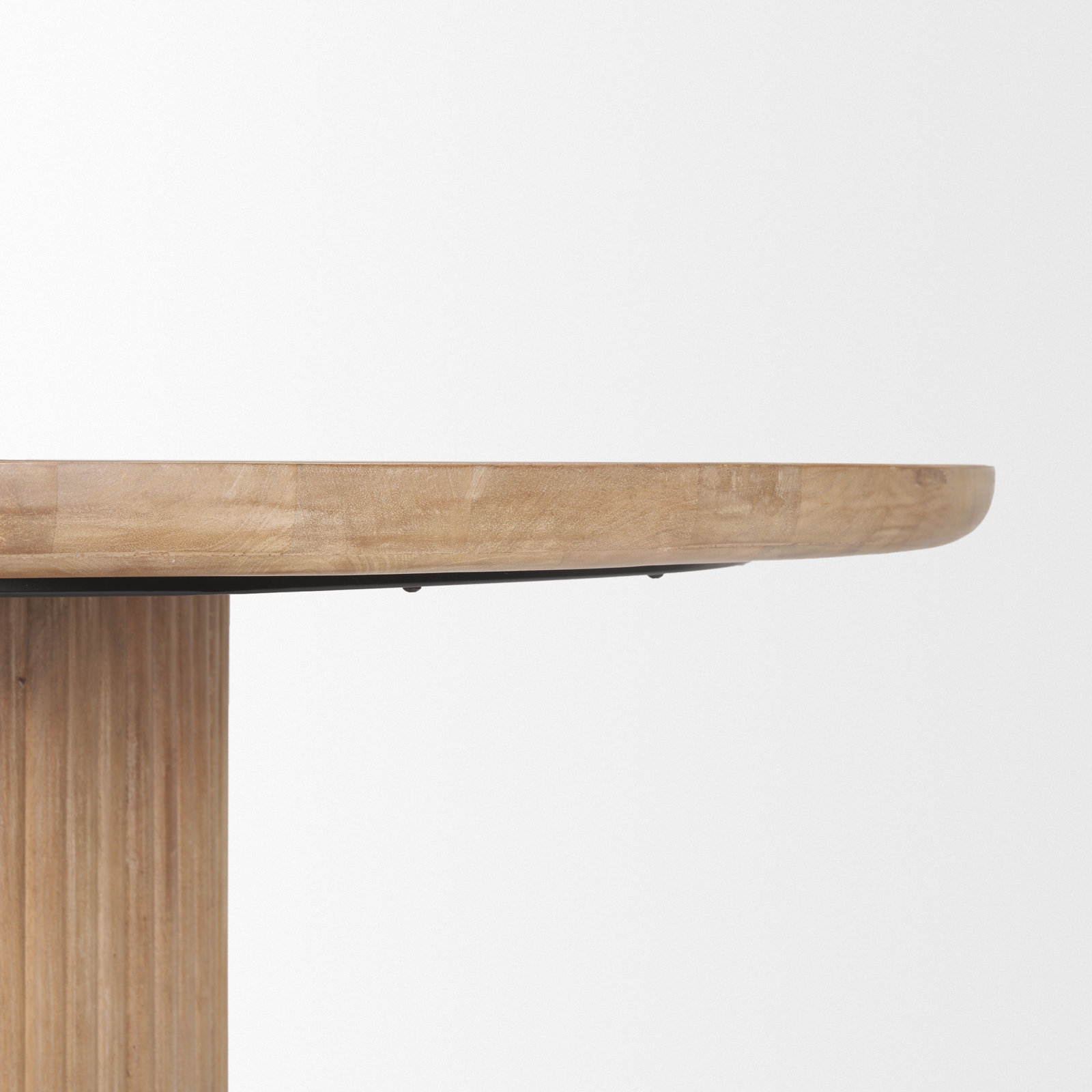 Chessa 60" Mango Dining Table, Light Brown