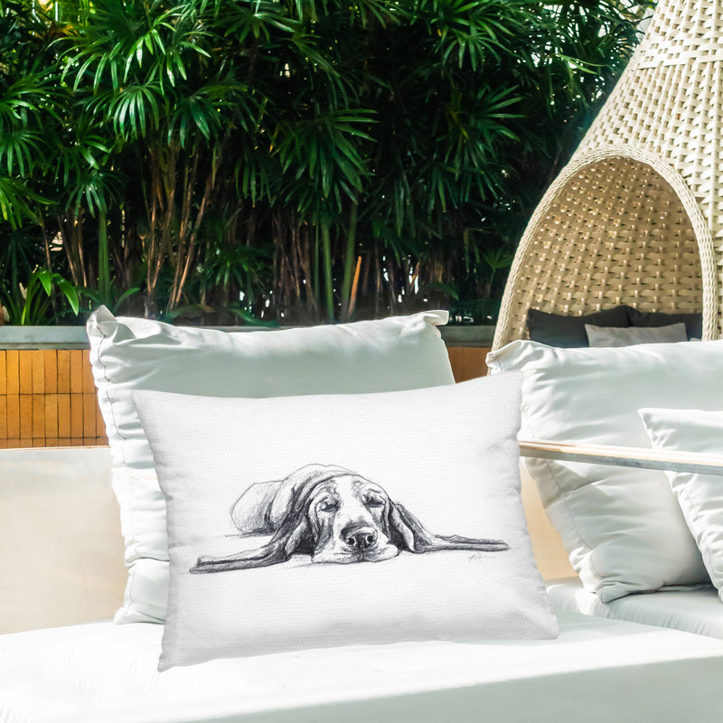 Coussin d'extérieur imprimé Stupell Industries