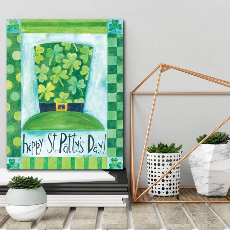 Toile tendue avec galerie happy st. pat
