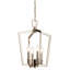 Luminaire suspendu géométrique à 4 lumières-742667725