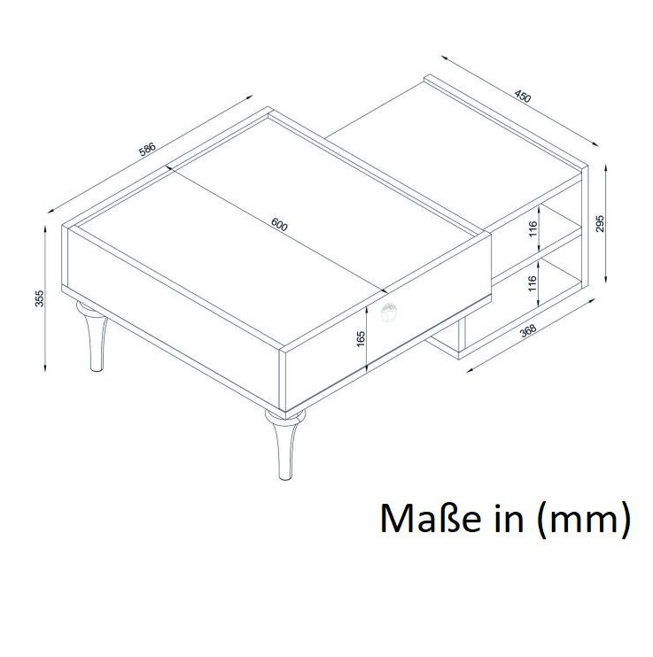 Jad Solid Coffee Table