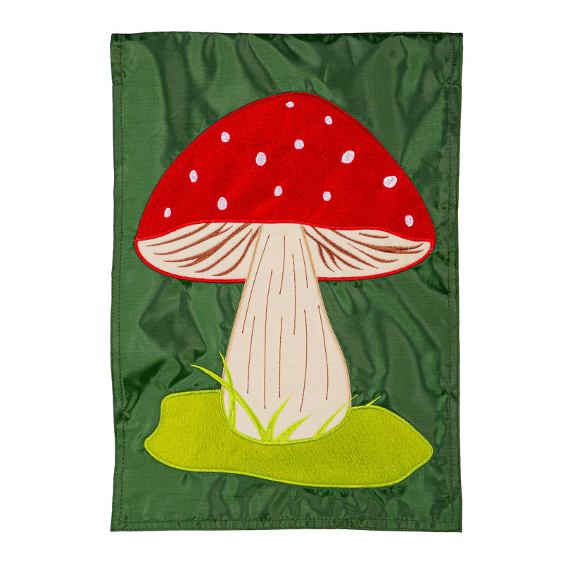 Drapeau de jardin champignon champignon