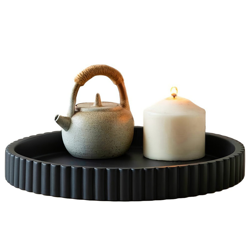 Modern Decorative Tray For Coffee Table Centerpiece, Durable Home Décor Accent