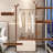 23.62"Minimalism Shofar Style Solid Wood Clothes Rack