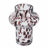 Glass Accent Vase With Artistic Amber Spots
