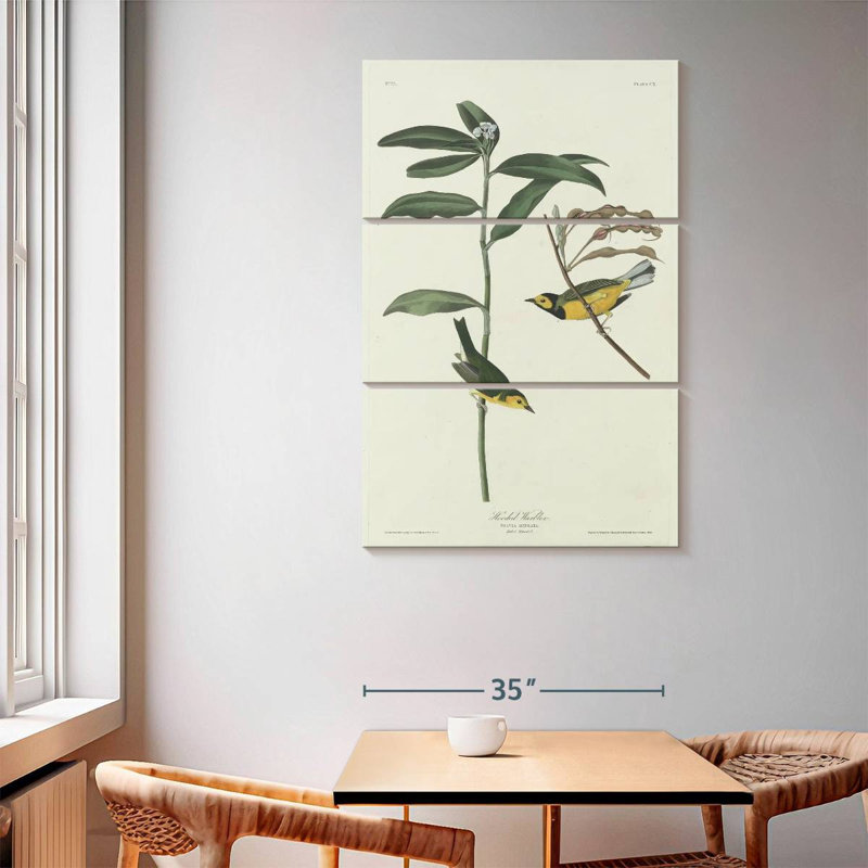 Keiri Hooded Warbler, 65" H x 42" W