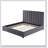 Dark Grey Queen Bed