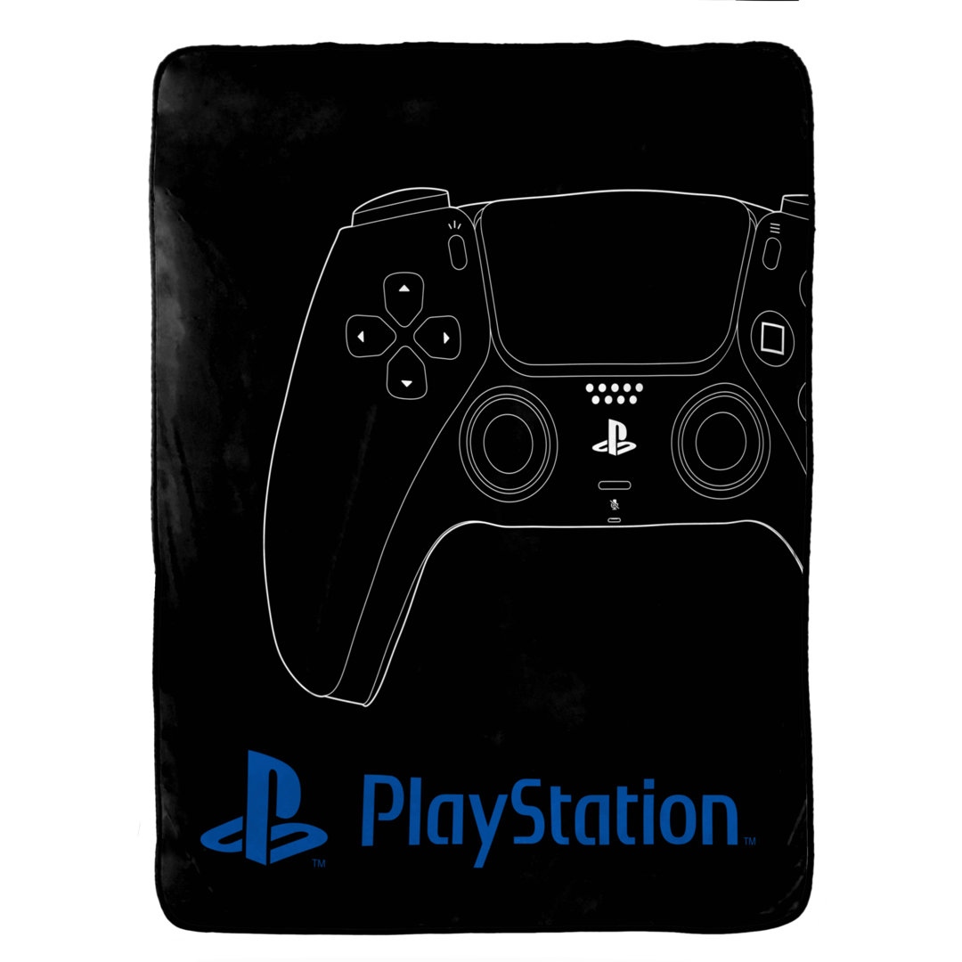 Playstation Vintage Hardware Silk Touch Throw Blanket Sony