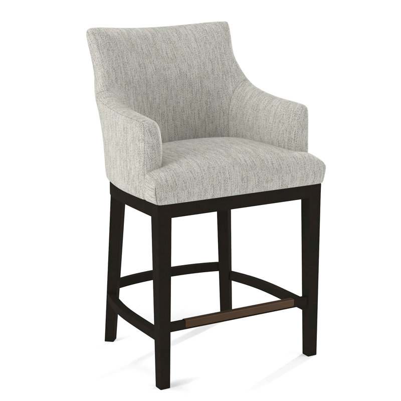 Upholstered Counter Stool, 61481-73, Espresso