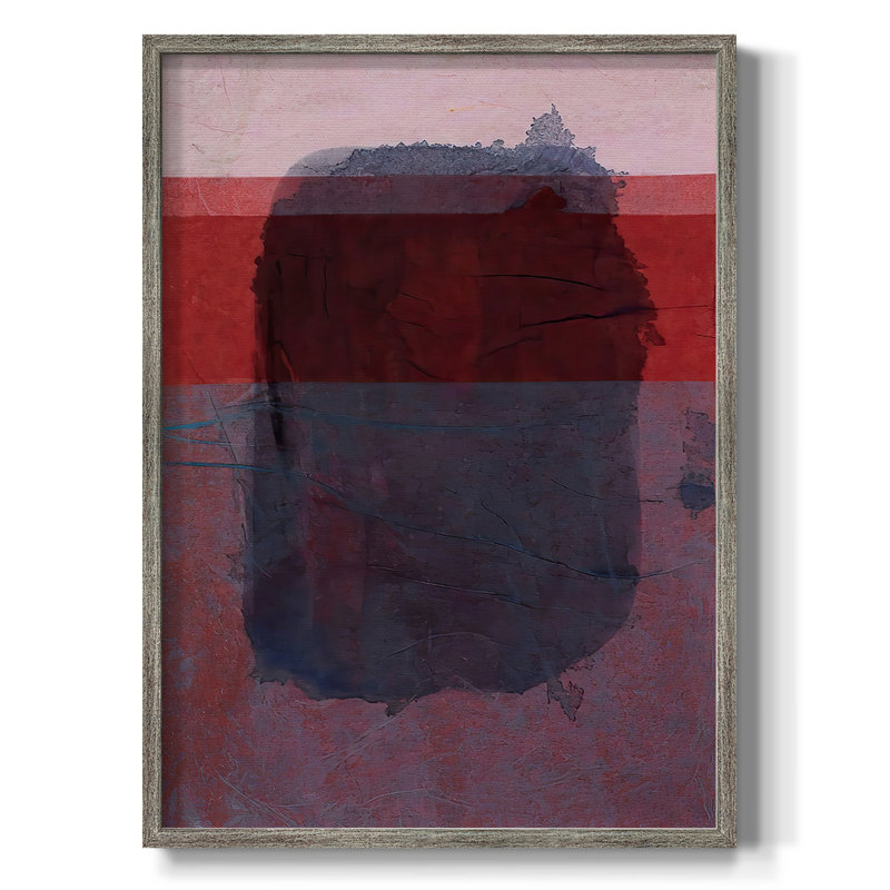 «Souvenir de Rothko I», reproduction encadrée - bois massif, H 15 po x l 12 po