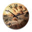 Horloge murale en bois massif Tutbury-1019535502