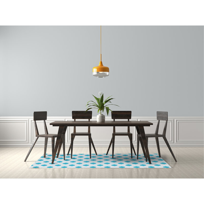 Maisha Chenille Polka Dots Indoor Rug, Rectangle 4' x 6'